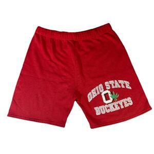 Vintage Logo 7 Sweat Shorts Ohio State Buckeyes Red Men’s Large 6” Inseam